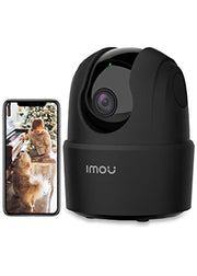 IMOU 360° 1080P Full HD Security Camera, Human Detection, Motion Tracking, 2-Way Audio, Night Vision WIFI, Alexa Google Assistant, Up to 256GB SD Card Support