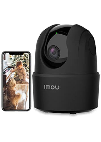 IMOU 360° 1080P Full HD Security Camera, Human Detection, Motion Tracking, 2-Way Audio, Night Vision WIFI, Alexa Google Assistant, Up to 256GB SD Card Support