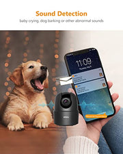IMOU 360° 1080P Full HD Security Camera, Human Detection, Motion Tracking, 2-Way Audio, Night Vision WIFI, Alexa Google Assistant, Up to 256GB SD Card Support