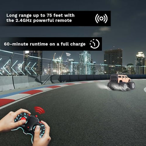 Off Roader Rechargeable Remote Control Monster Truck for Kids & Adults