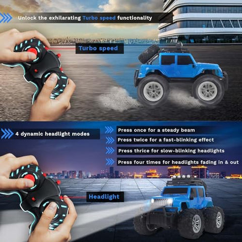 Off Roader Rechargeable Remote Control Monster Truck for Kids & Adults