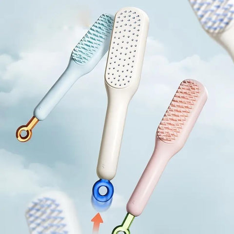 Self-Cleaning Hair Brush Massage Comb