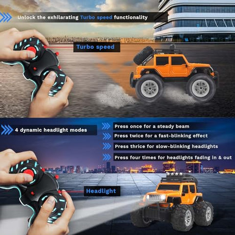 Off Roader Rechargeable Remote Control Monster Truck for Kids & Adults