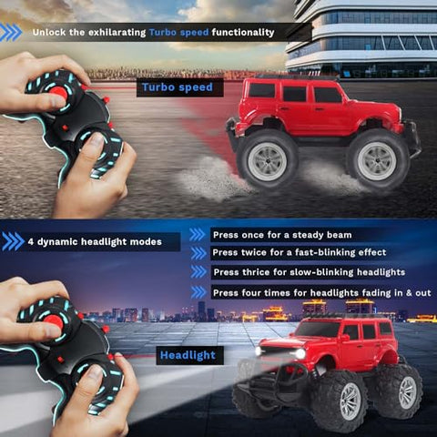 Off Roader Rechargeable Remote Control Monster Truck for Kids & Adults
