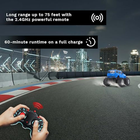 Off Roader Rechargeable Remote Control Monster Truck for Kids & Adults