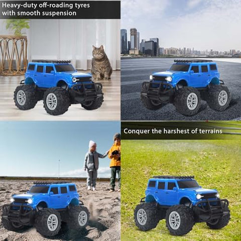 Off Roader Rechargeable Remote Control Monster Truck for Kids & Adults