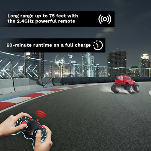 Off Roader Rechargeable Remote Control Monster Truck for Kids & Adults