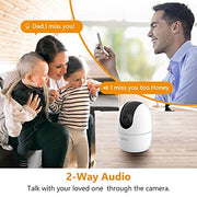IMOU 360° 1080P Full HD Security Camera, Human Detection, Motion Tracking, 2-Way Audio, Night Vision WIFI, Alexa Google Assistant, Up to 256GB SD Card Support