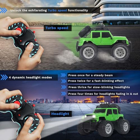 Off Roader Rechargeable Remote Control Monster Truck for Kids & Adults
