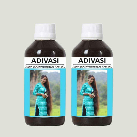 Original Adivasi Jeeva Sanjivani Herbal Hair Oil 125ml (Pack of 2)