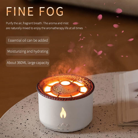 Volcano Humidifier Oil Diffuser | 2 Modes|