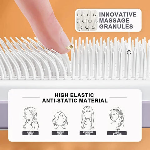Self-Cleaning Hair Brush Massage Comb