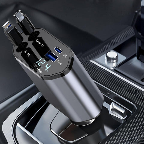 Fast Mobile Charger for Car Retractable  Best Selling