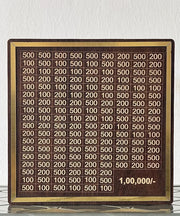Wooden Money Saving Box | 1,00,000 Savings Challenge Piggy Bank |