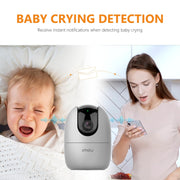 IMOU 360° 1080P Full HD Security Camera, Human Detection, Motion Tracking, 2-Way Audio, Night Vision WIFI, Alexa Google Assistant, Up to 256GB SD Card Support
